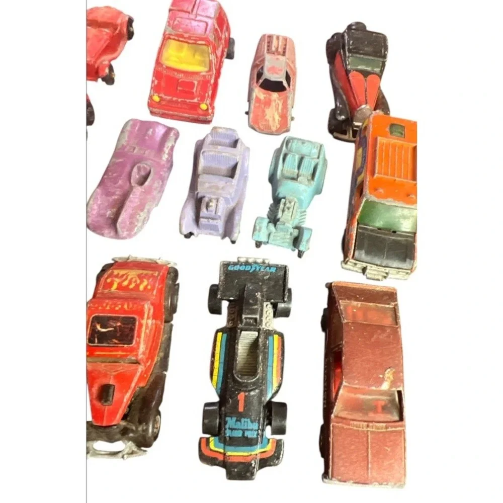 Vintage Die-Cast Toy Car‎ Lot Hot Wheels Matchbox Tootsietoy Mixed 16 Cars